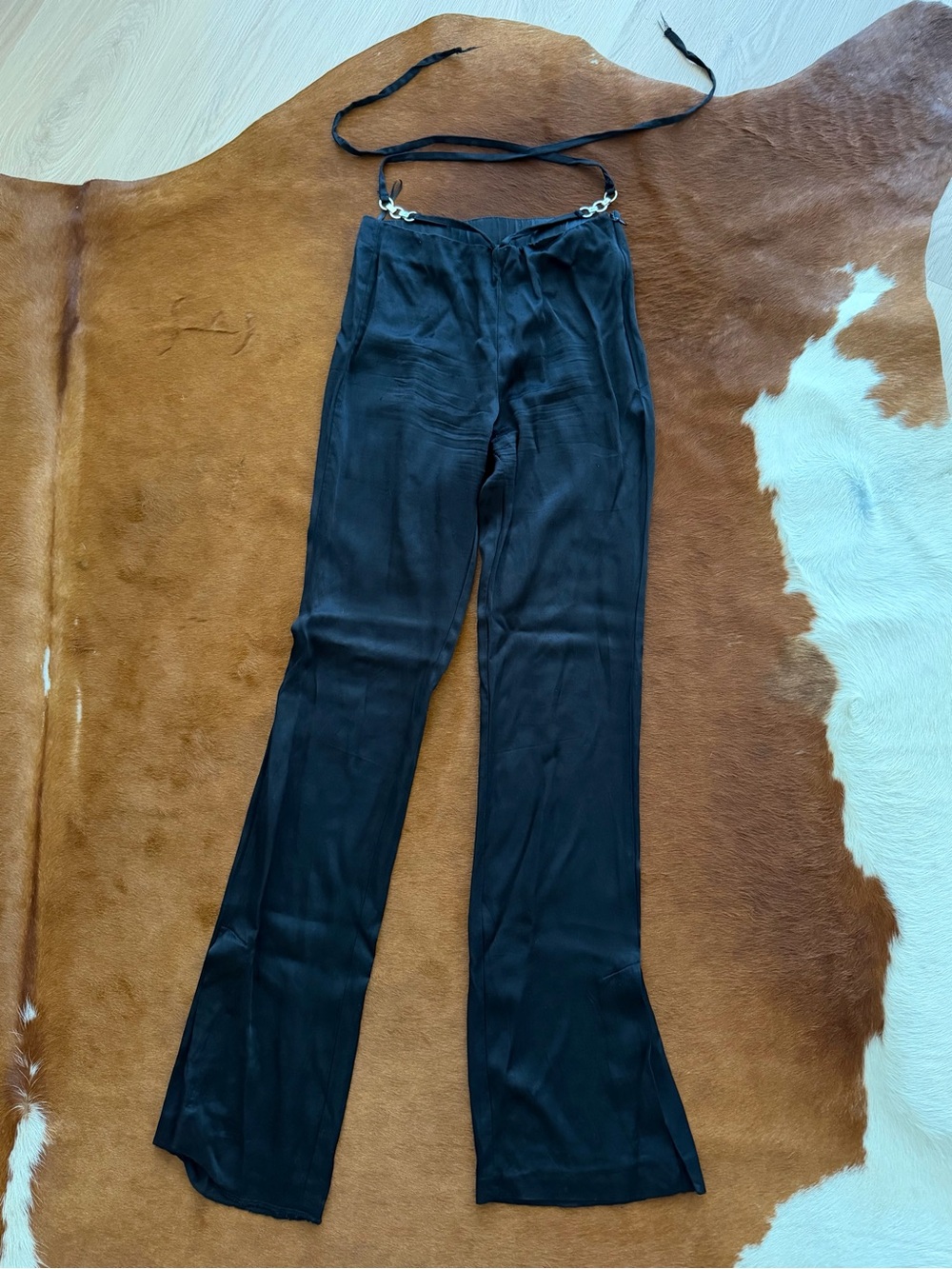 Zara satin pants size XS